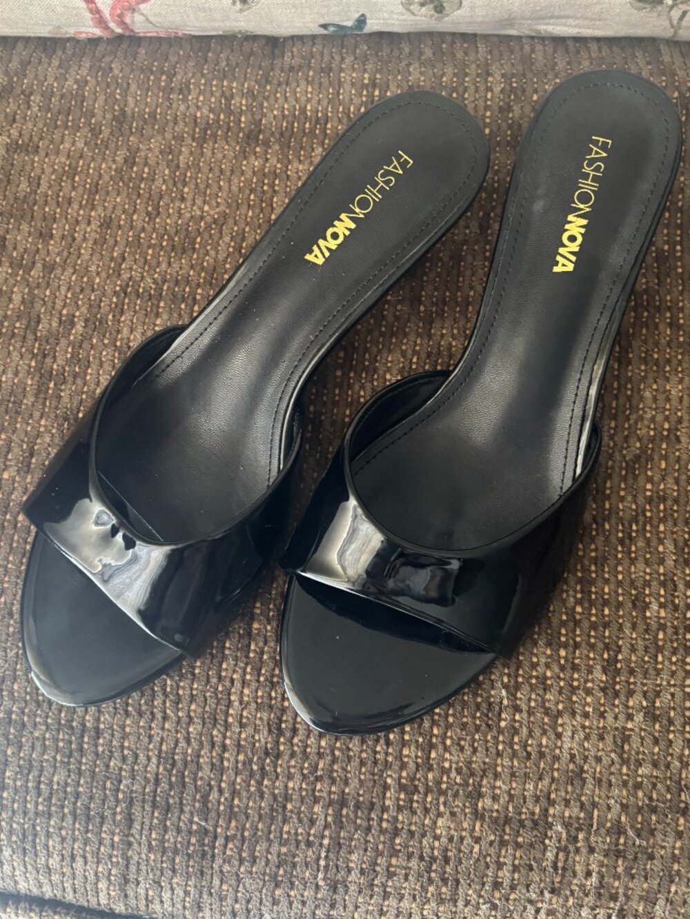 used worn shoes